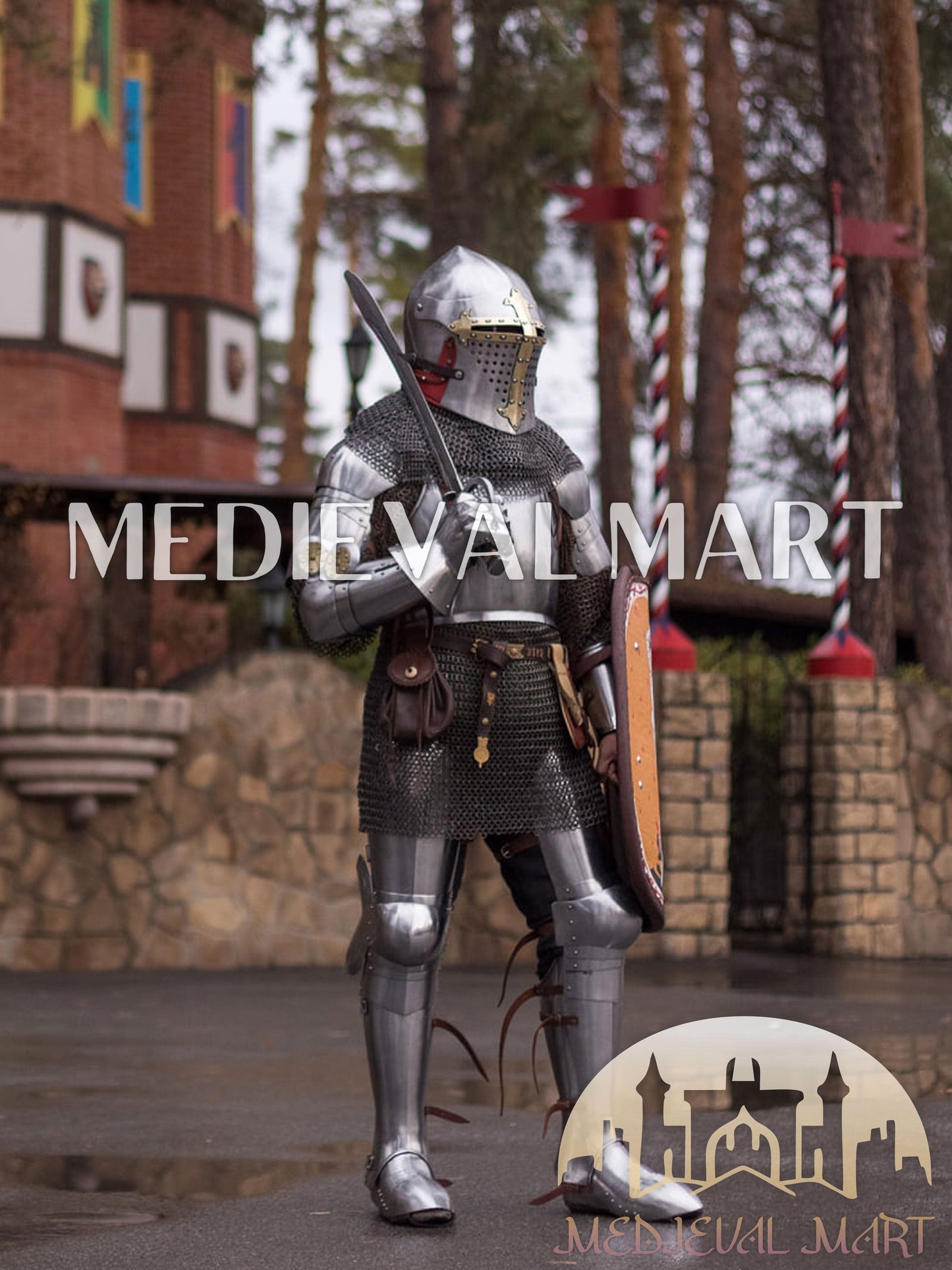 MEDIEVALMART AU Antique Finish “100 Years Calendar” Engraved Compass W/H “VintageVault” Case | Gift For Dad, Gift For Mom