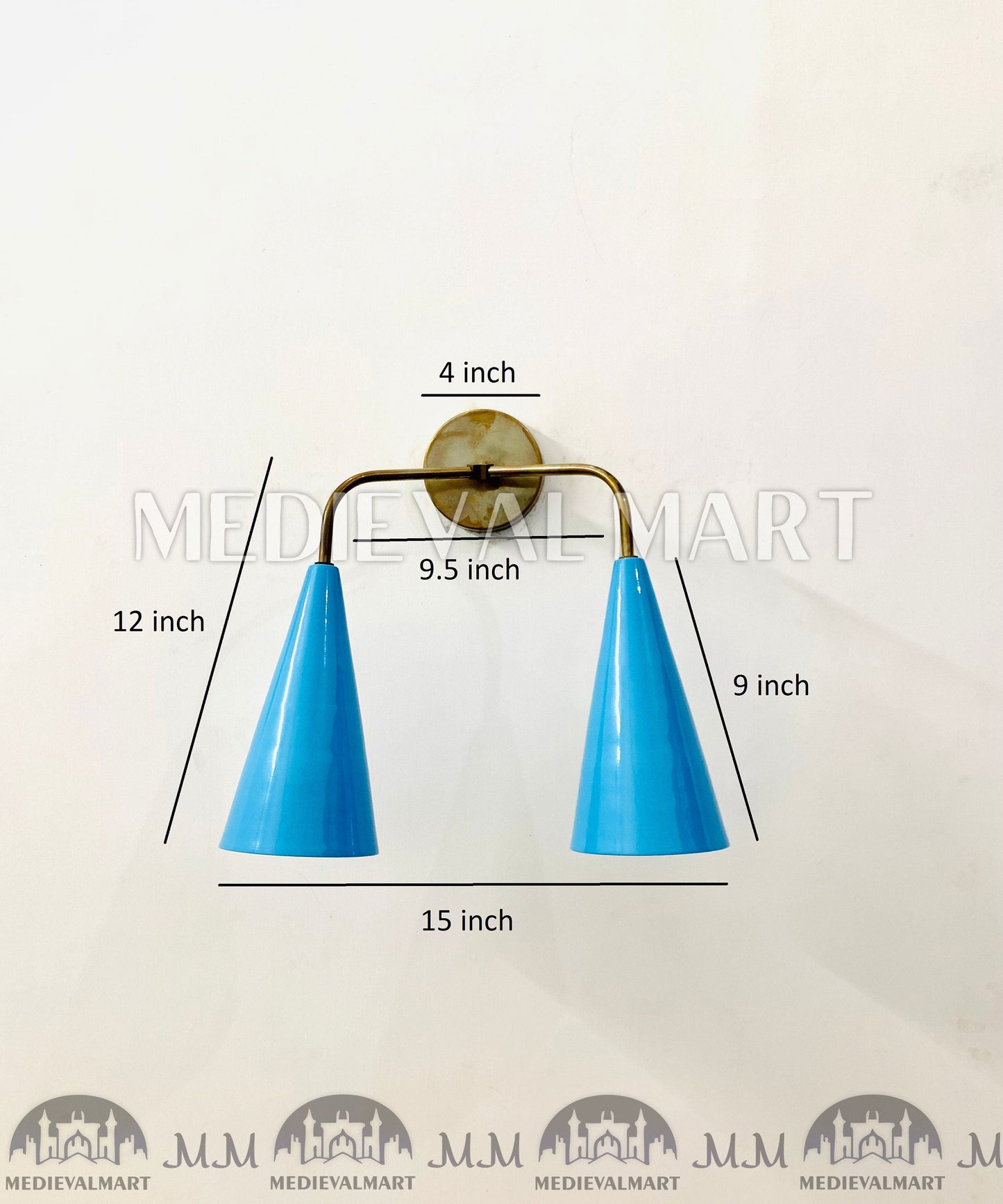 MEDIEVALMART AU European Greaves Knight English Legs Armor "Buff Polish"