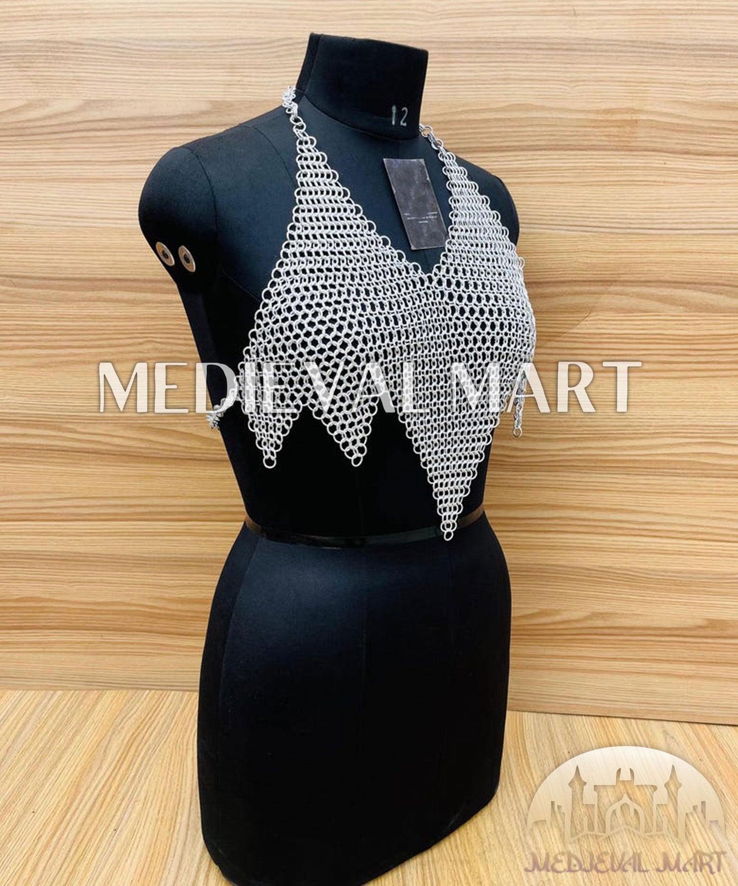 MEDIEVALMART AU Iconic Viking's Jarl Borg Iron Spikes  Battleworn Viking Wooden Shield | Gifts For Dad