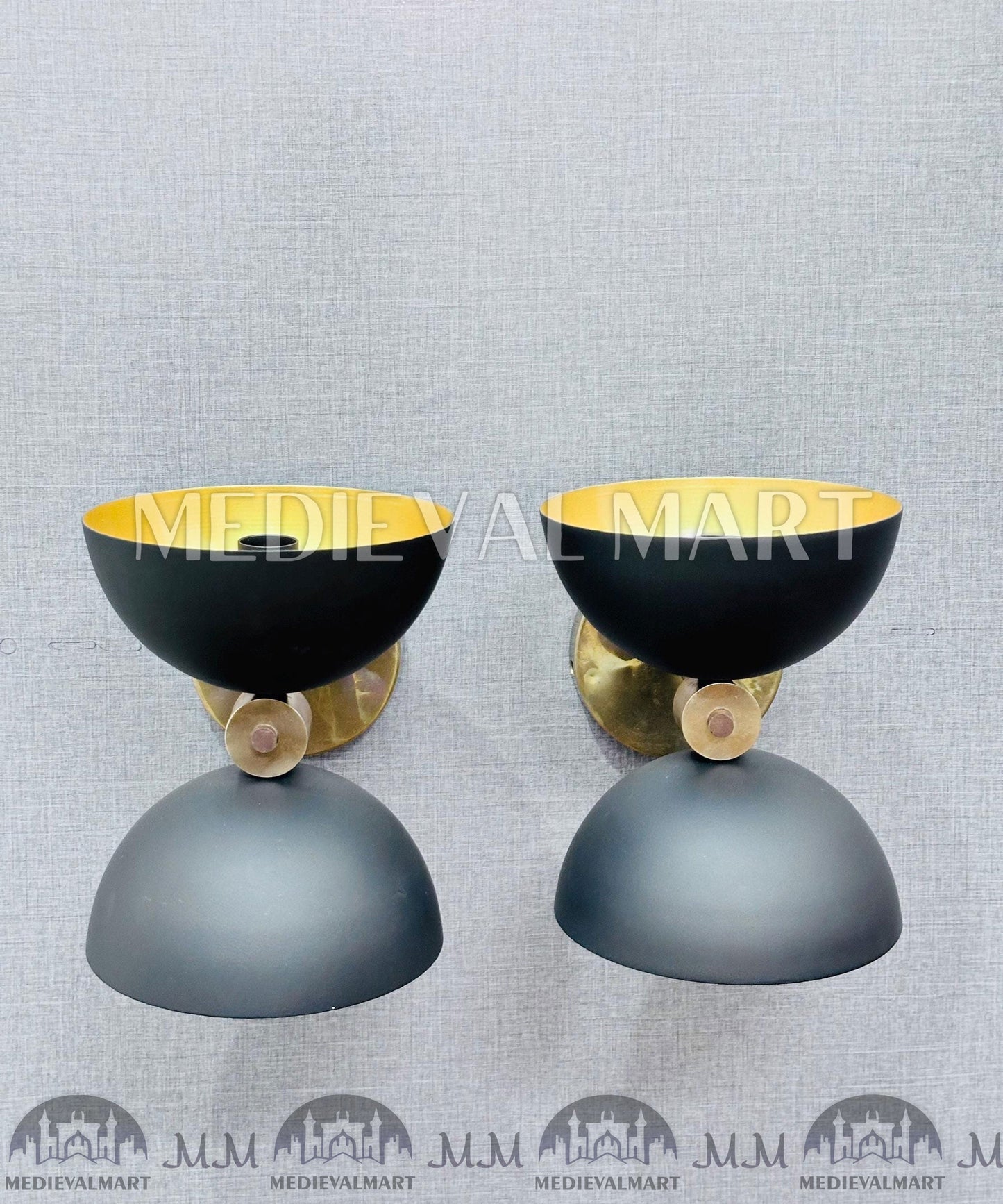 MEDIEVALMART AU European Greaves Knight English Legs Armor "Buff Polish"