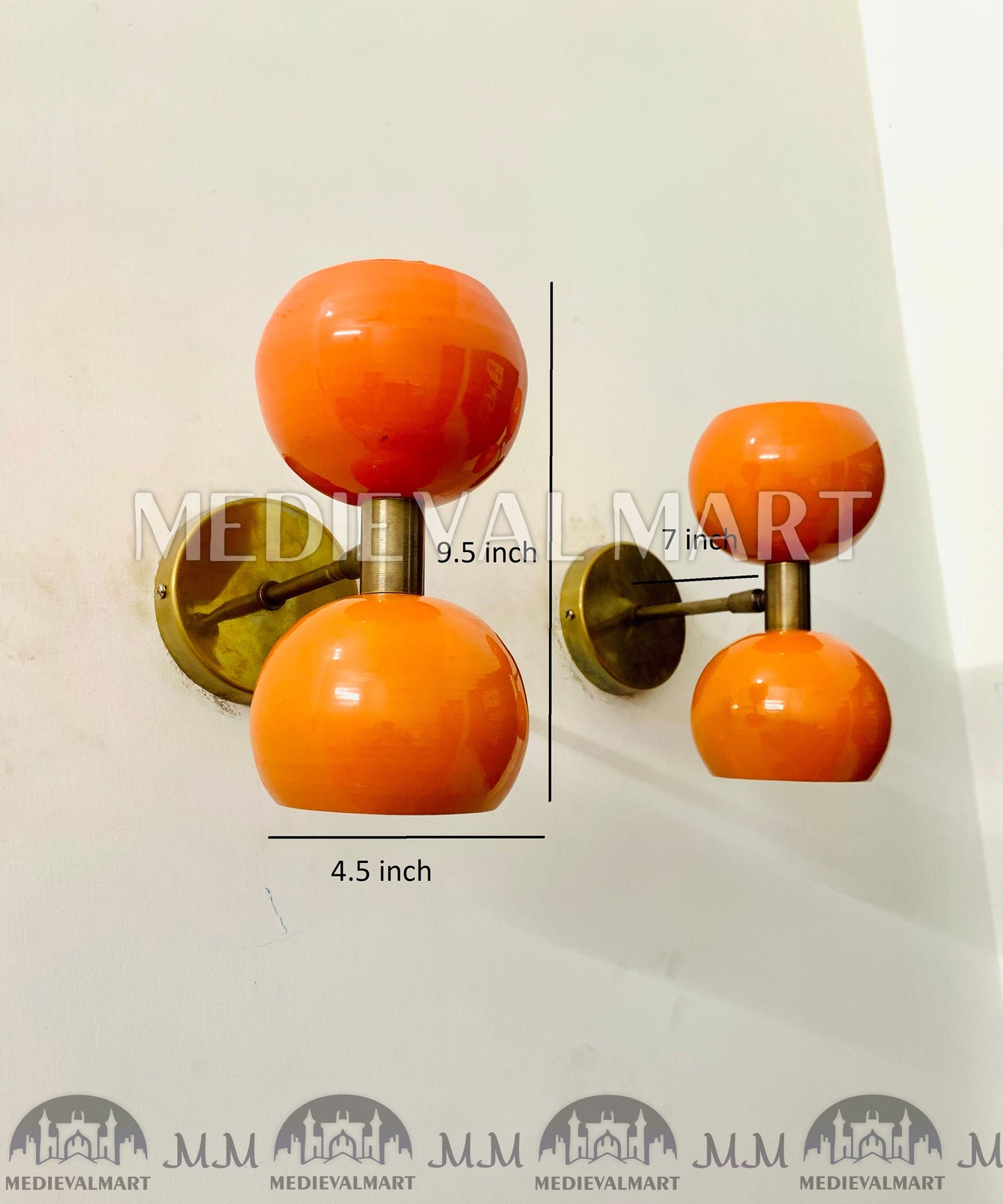 MEDIEVALMART AU European Greaves Knight English Legs Armor "Buff Polish"