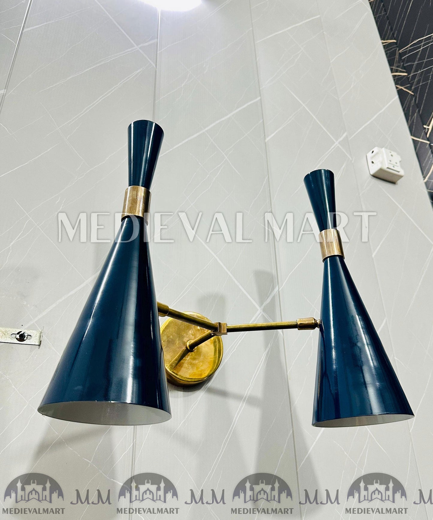 MEDIEVALMART AU European Greaves Knight English Legs Armor "Buff Polish"