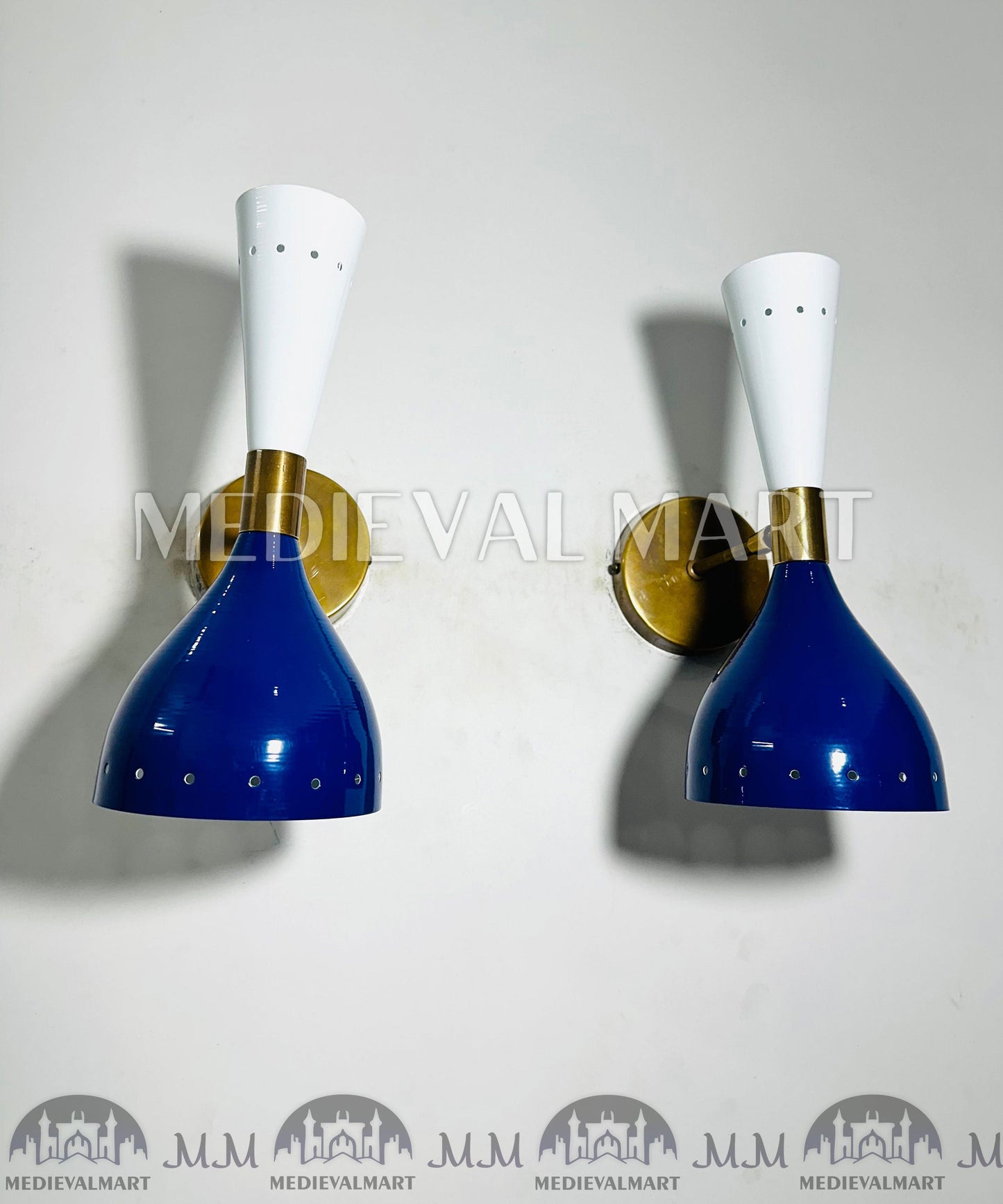 MEDIEVALMART AU European Greaves Knight English Legs Armor "Buff Polish"