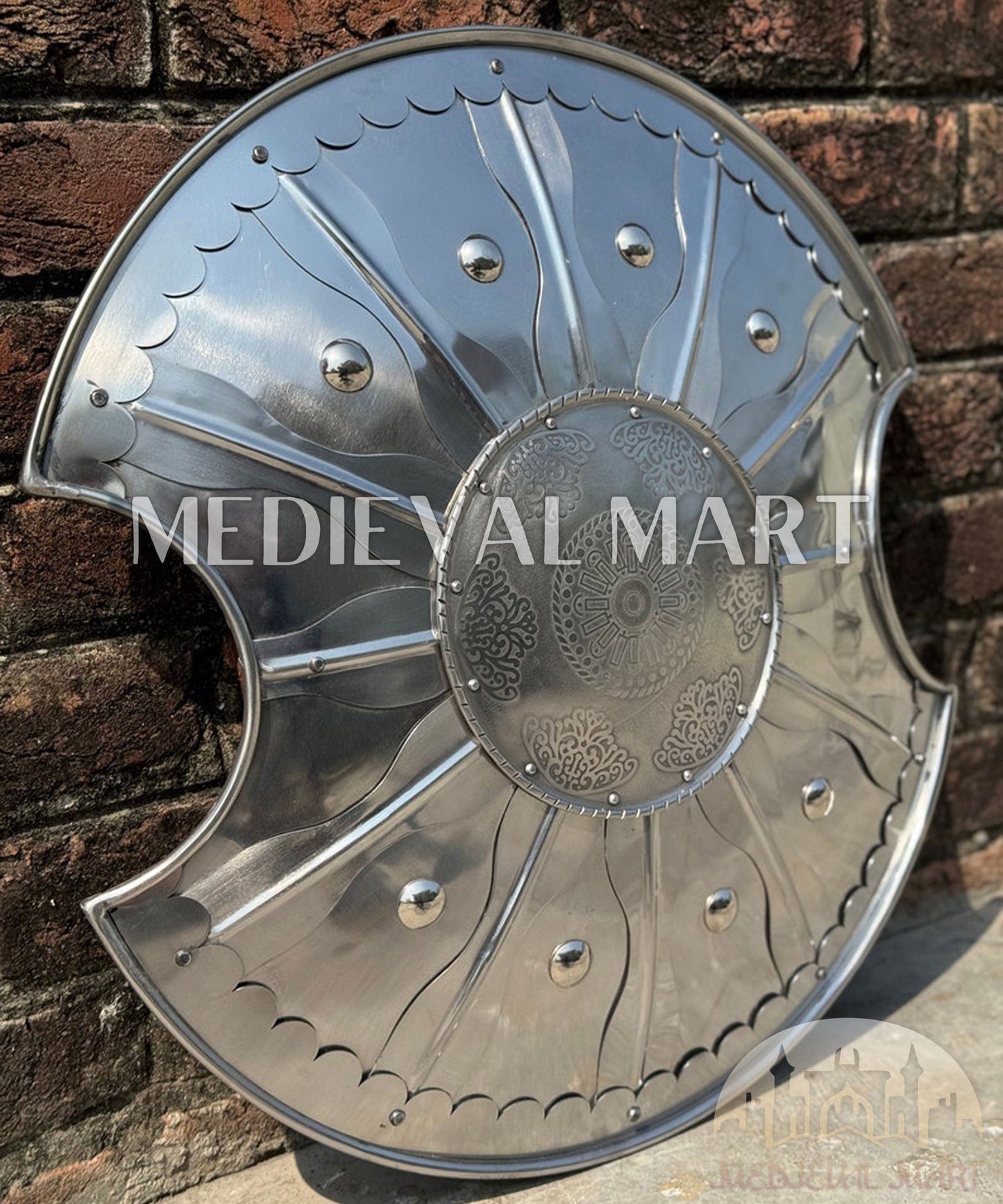 MEDIEVALMART AU First Avengers Steve Rogers Damaged Shield | Gift for Cosplayer