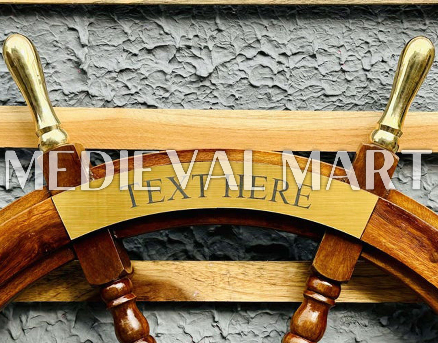 MEDIEVALMART AU Hand Forged Medieval Twisted Troll Cross Iron Pendent With Leather Cord