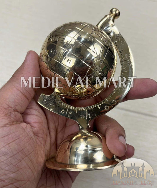 MEDIEVALMART AU "Achilles" Gold Finish Trojan Warrior Helmet W/H Free Stand | Troy Props