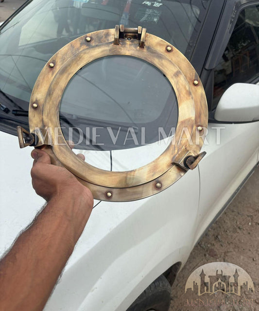 MEDIEVALMART AU Hand Forged Medieval Twisted Troll Cross Iron Pendent With Leather Cord