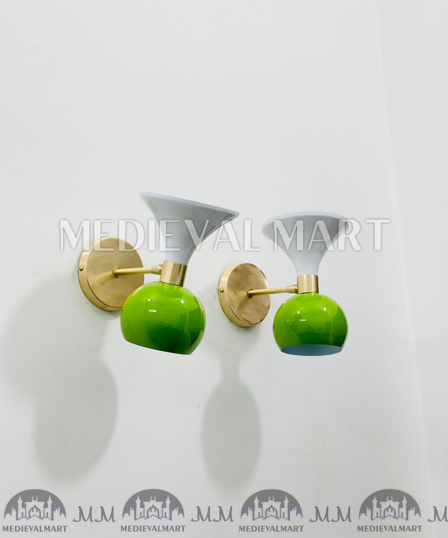 MEDIEVALMART AU European Greaves Knight English Legs Armor "Buff Polish"