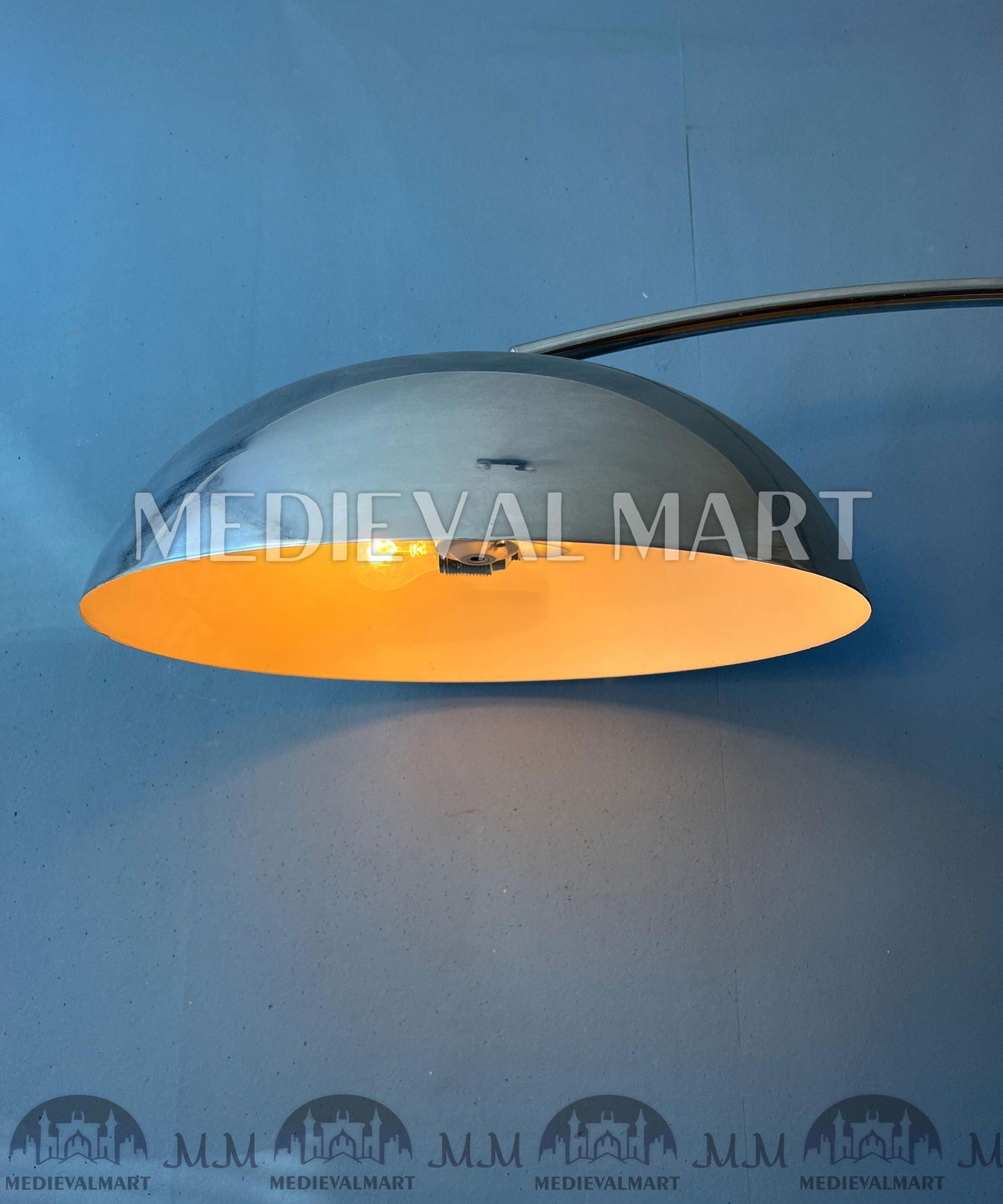 MEDIEVALMART AU European Greaves Knight English Legs Armor "Buff Polish"