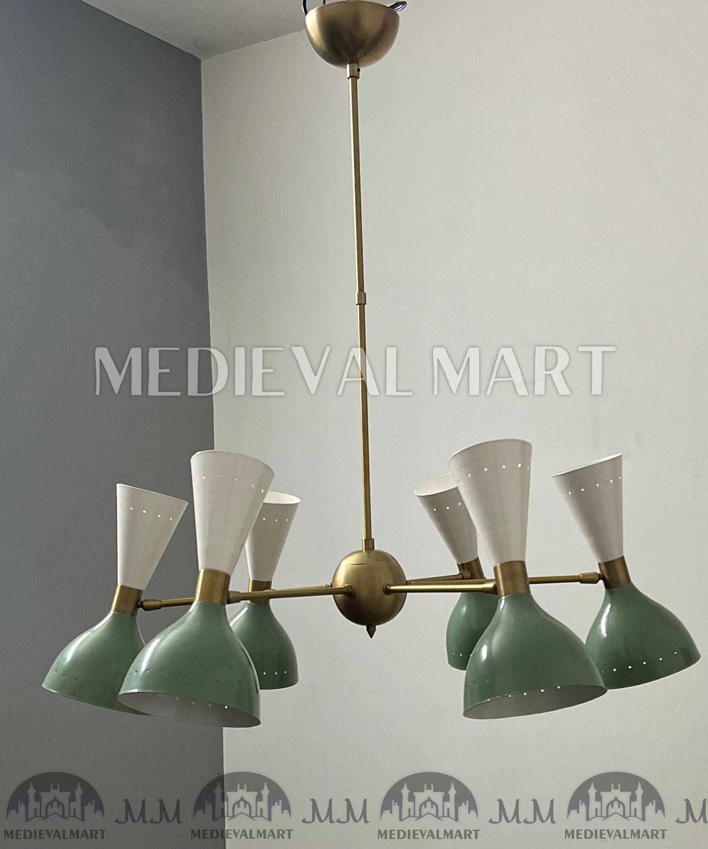 MEDIEVALMART AU European Greaves Knight English Legs Armor "Buff Polish"