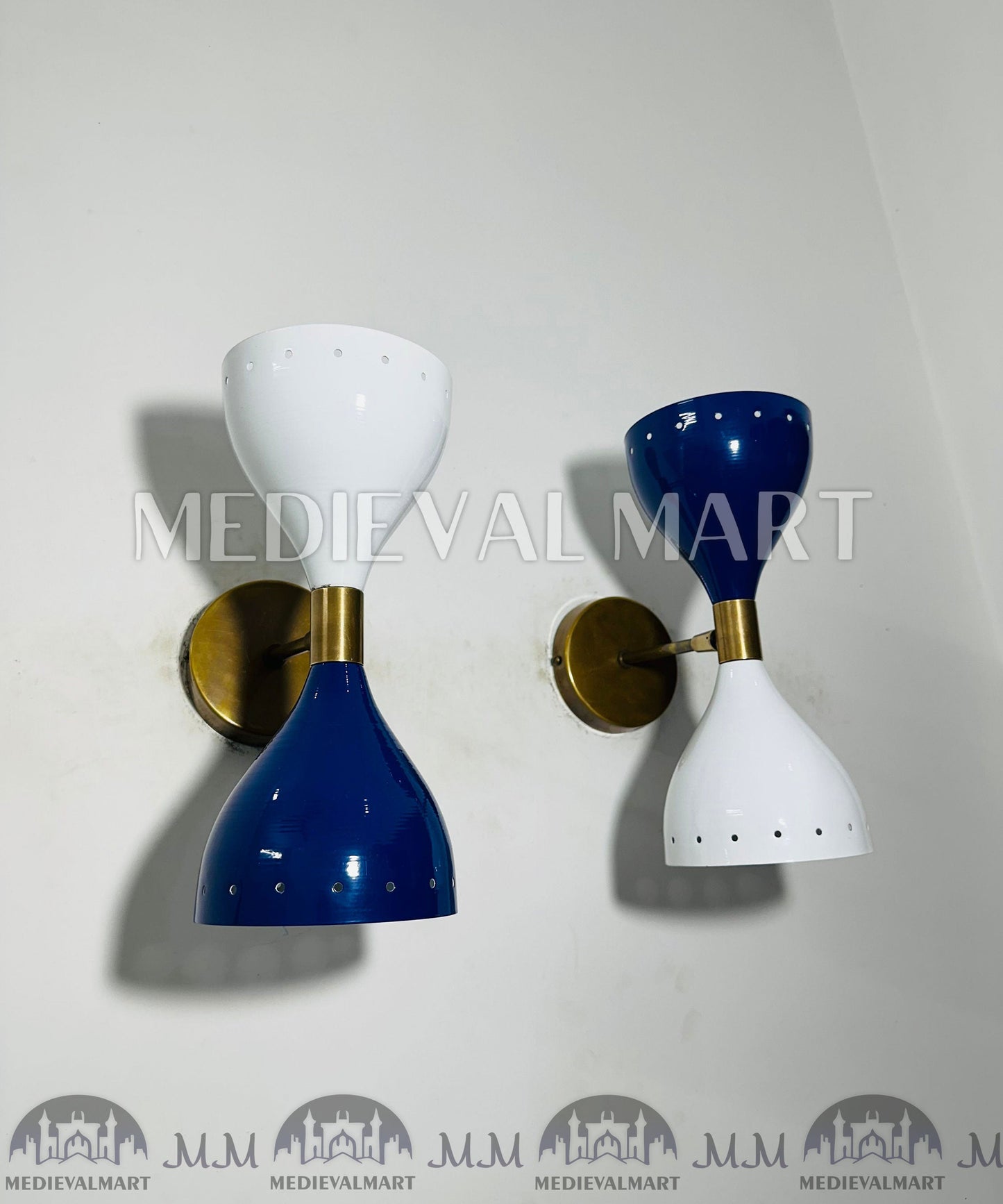 MEDIEVALMART AU European Greaves Knight English Legs Armor "Buff Polish"