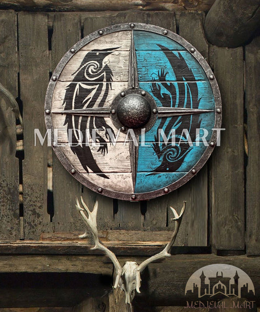 MEDIEVALMART AU First Avengers Steve Rogers Damaged Shield | Gift for Cosplayer