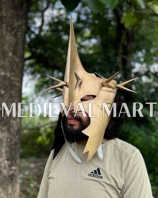 MEDIEVALMART AU "Achilles" Gold Finish Trojan Warrior Helmet W/H Free Stand | Troy Props