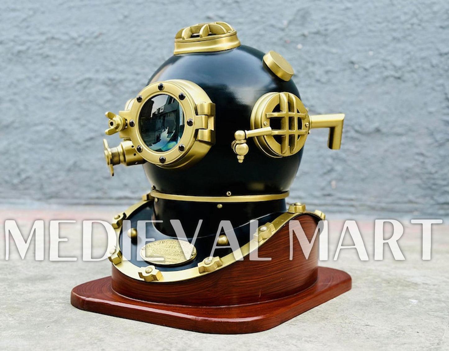 MEDIEVALMART AU Hand Forged Medieval Twisted Troll Cross Iron Pendent With Leather Cord