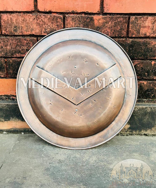 MEDIEVALMART AU First Avengers Steve Rogers Damaged Shield | Gift for Cosplayer