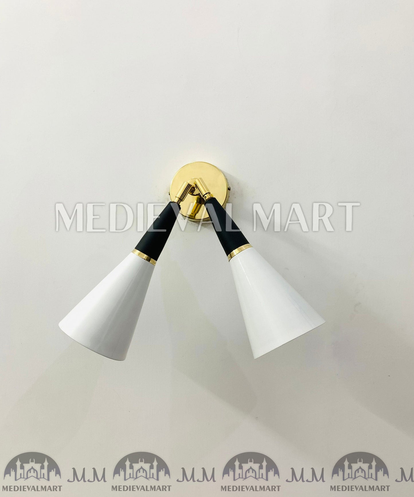 MEDIEVALMART AU European Greaves Knight English Legs Armor "Buff Polish"