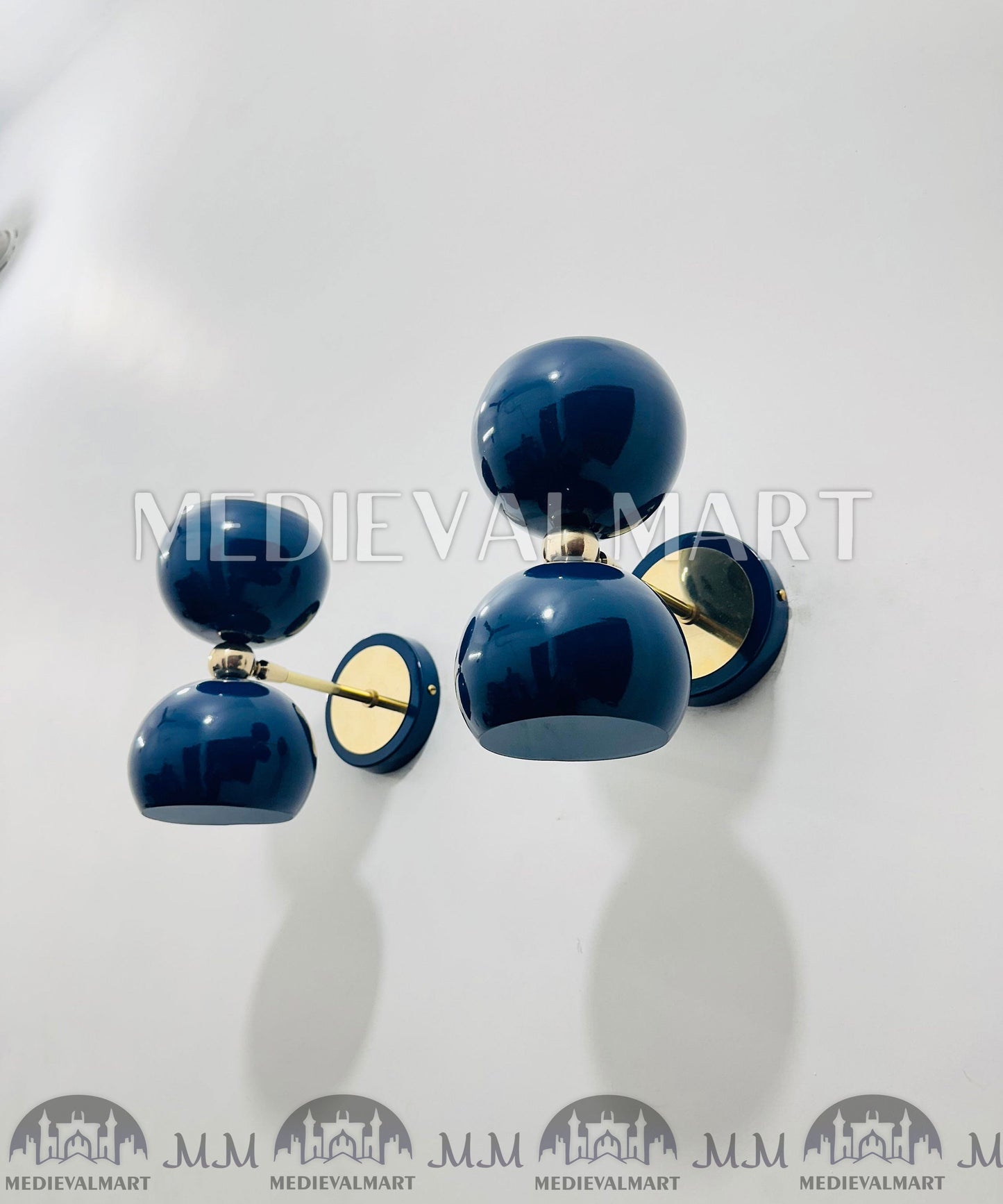 MEDIEVALMART AU European Greaves Knight English Legs Armor "Buff Polish"