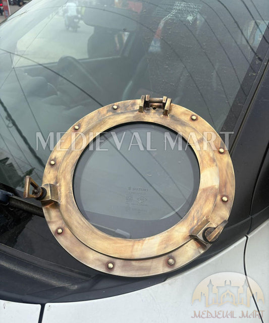 MEDIEVALMART AU Hand Forged Medieval Twisted Troll Cross Iron Pendent With Leather Cord