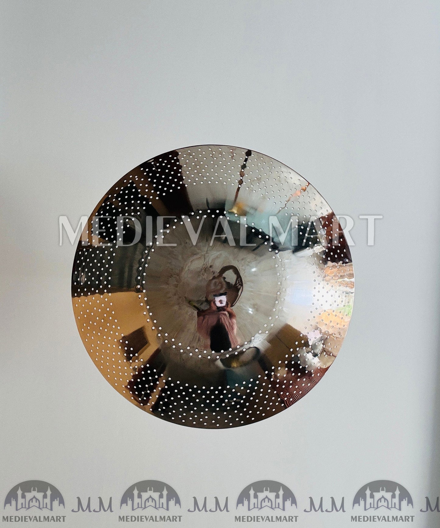 MEDIEVALMART AU European Greaves Knight English Legs Armor "Buff Polish"