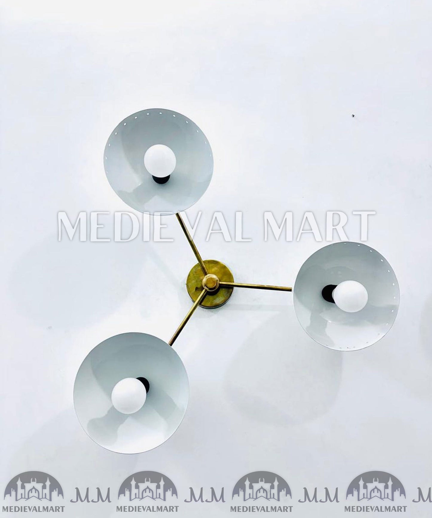 MEDIEVALMART AU European Greaves Knight English Legs Armor "Buff Polish"