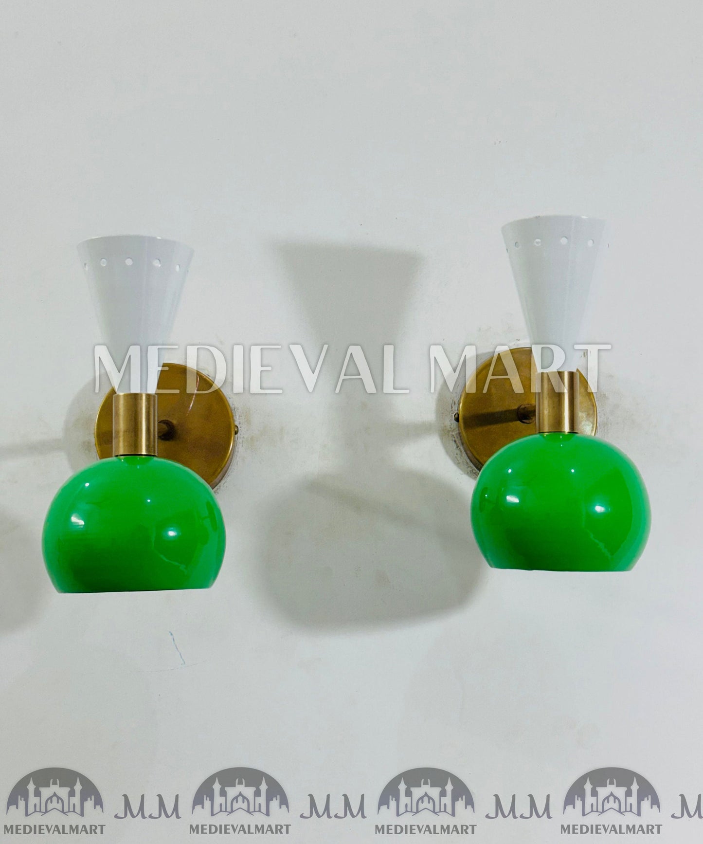 MEDIEVALMART AU European Greaves Knight English Legs Armor "Buff Polish"