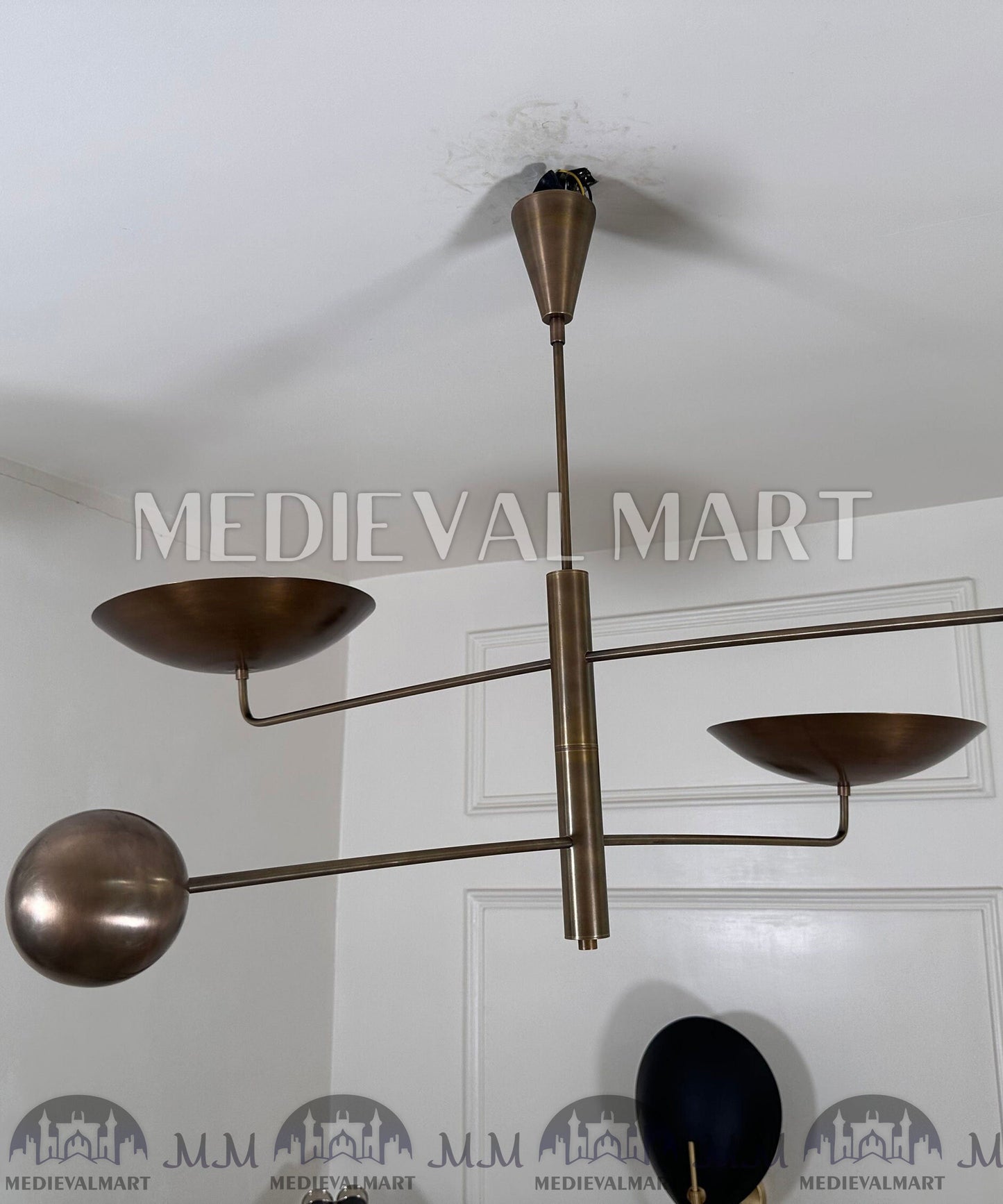 MEDIEVALMART AU European Greaves Knight English Legs Armor "Buff Polish"