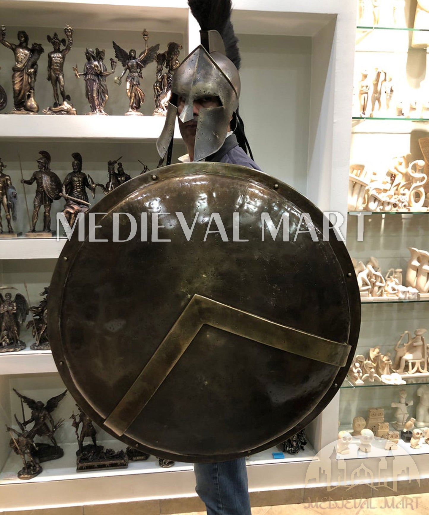 MEDIEVALMART AU First Avengers Steve Rogers Damaged Shield | Gift for Cosplayer