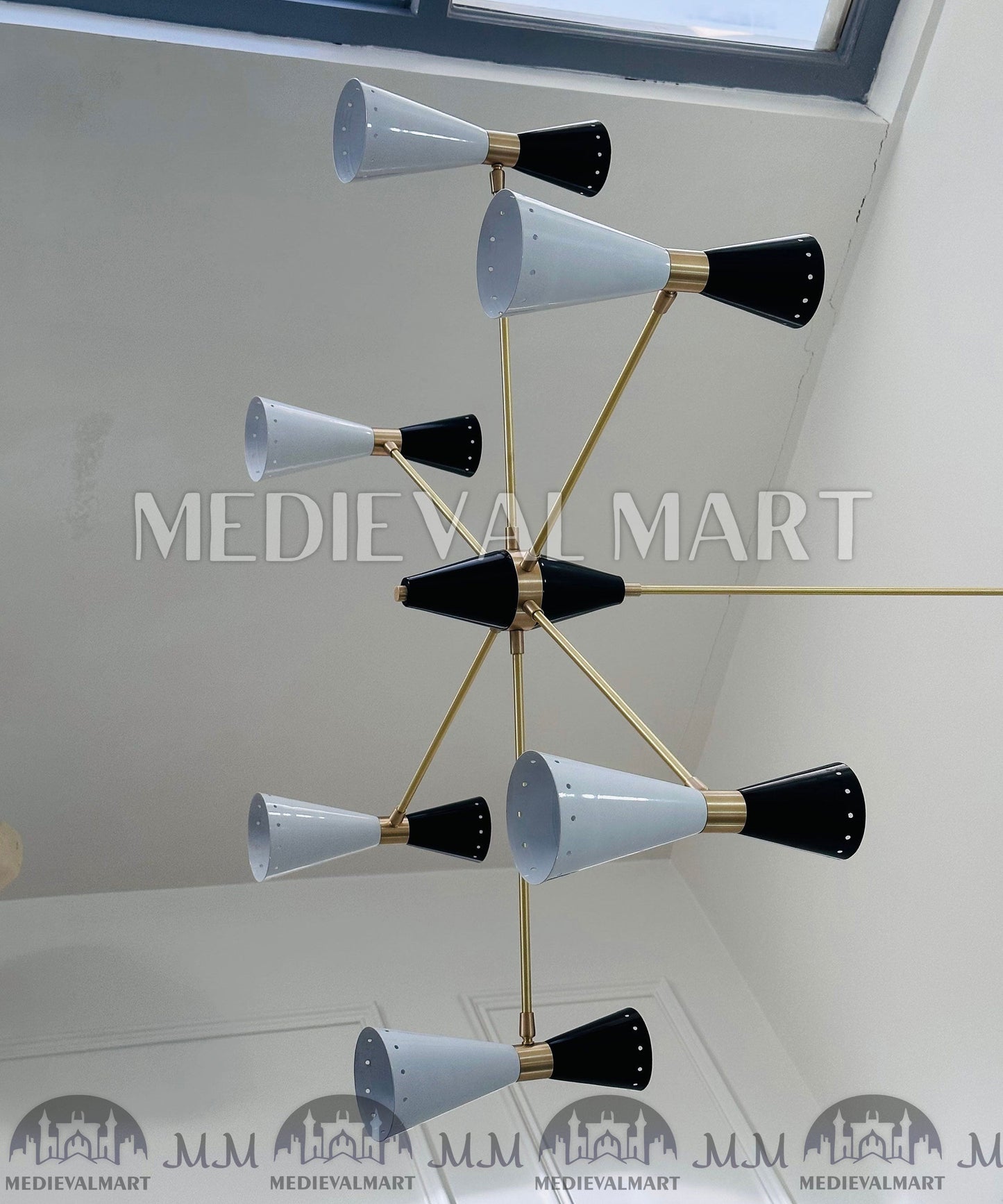 MEDIEVALMART AU European Greaves Knight English Legs Armor "Buff Polish"