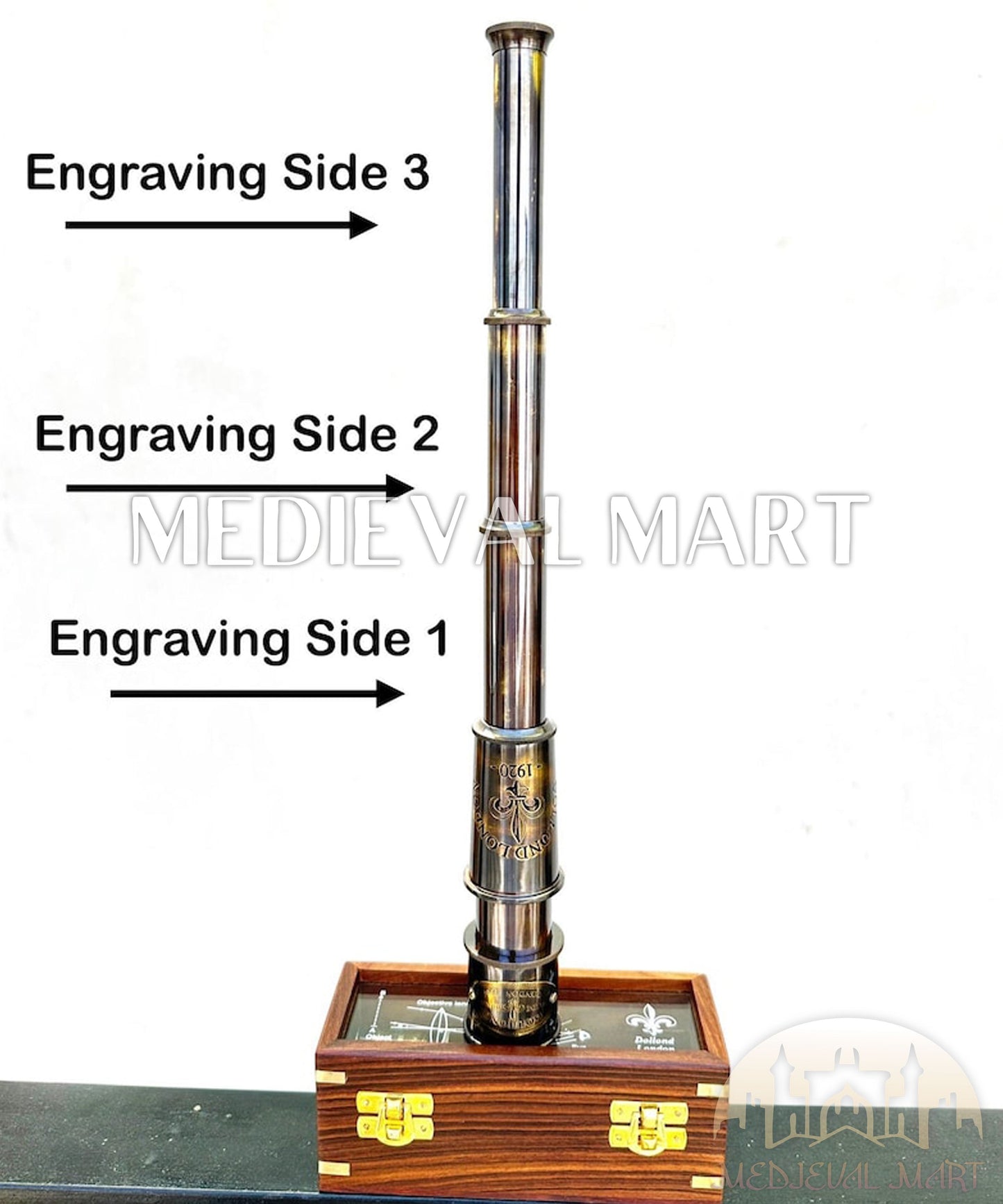 MEDIEVALMART AU "Achilles" Gold Finish Trojan Warrior Helmet W/H Free Stand | Troy Props