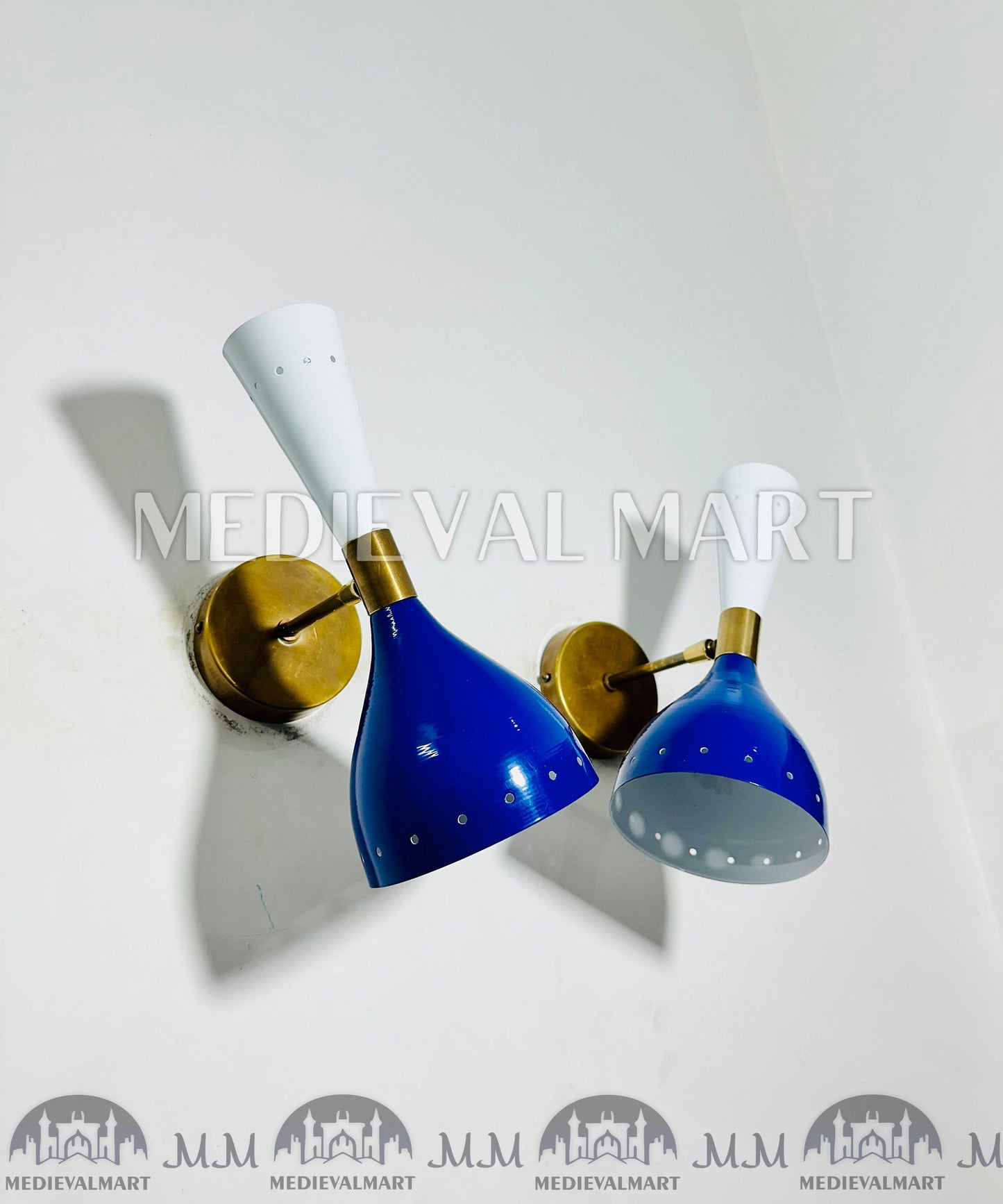 MEDIEVALMART AU European Greaves Knight English Legs Armor "Buff Polish"