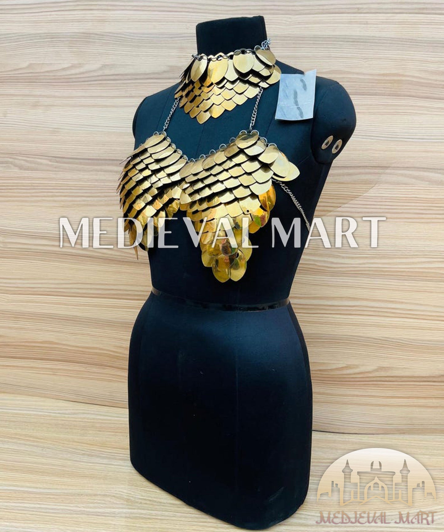 MEDIEVALMART AU Iconic Viking's Jarl Borg Iron Spikes  Battleworn Viking Wooden Shield | Gifts For Dad