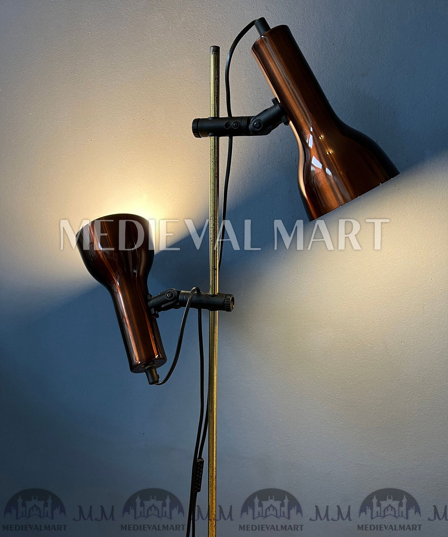 MEDIEVALMART AU European Greaves Knight English Legs Armor "Buff Polish"