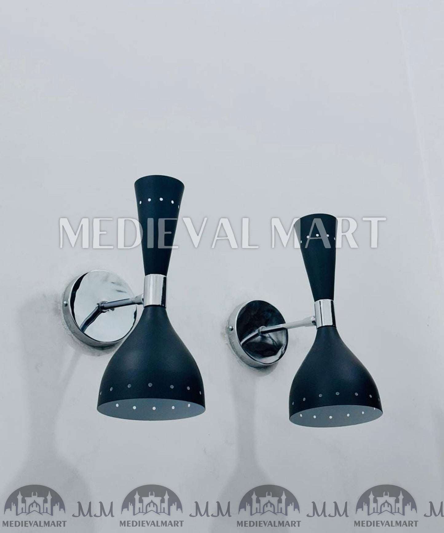 MEDIEVALMART AU European Greaves Knight English Legs Armor "Buff Polish"