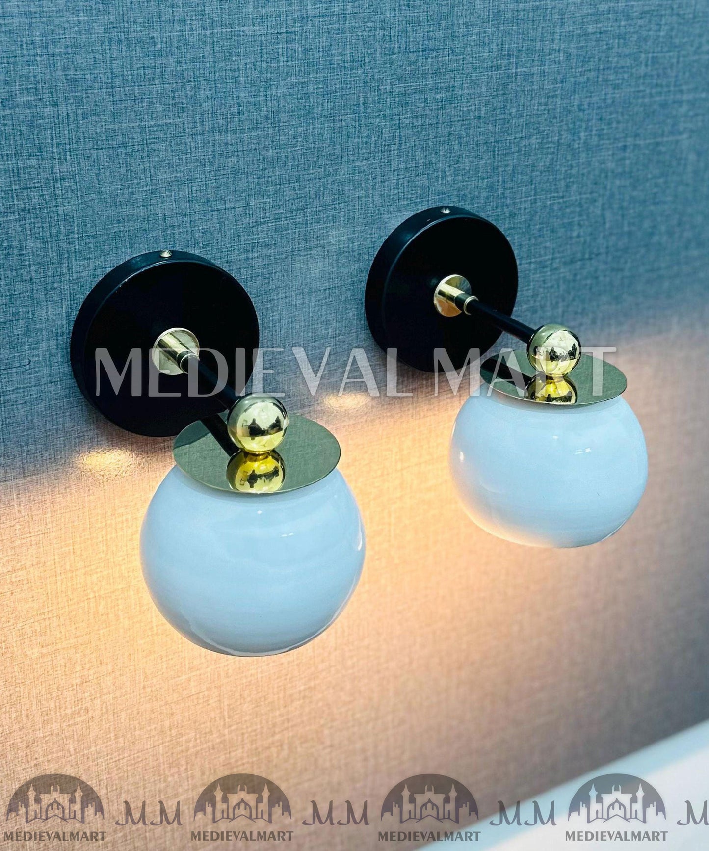 MEDIEVALMART AU European Greaves Knight English Legs Armor "Buff Polish"