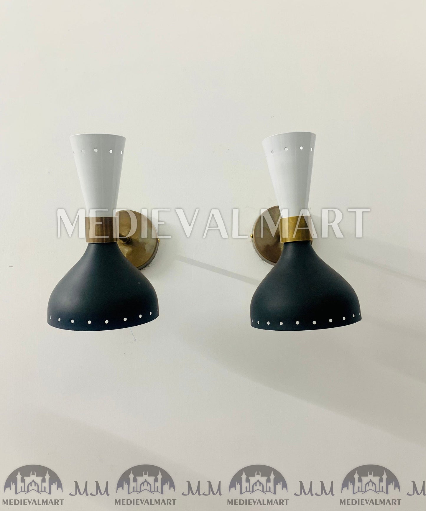 MEDIEVALMART AU European Greaves Knight English Legs Armor "Buff Polish"