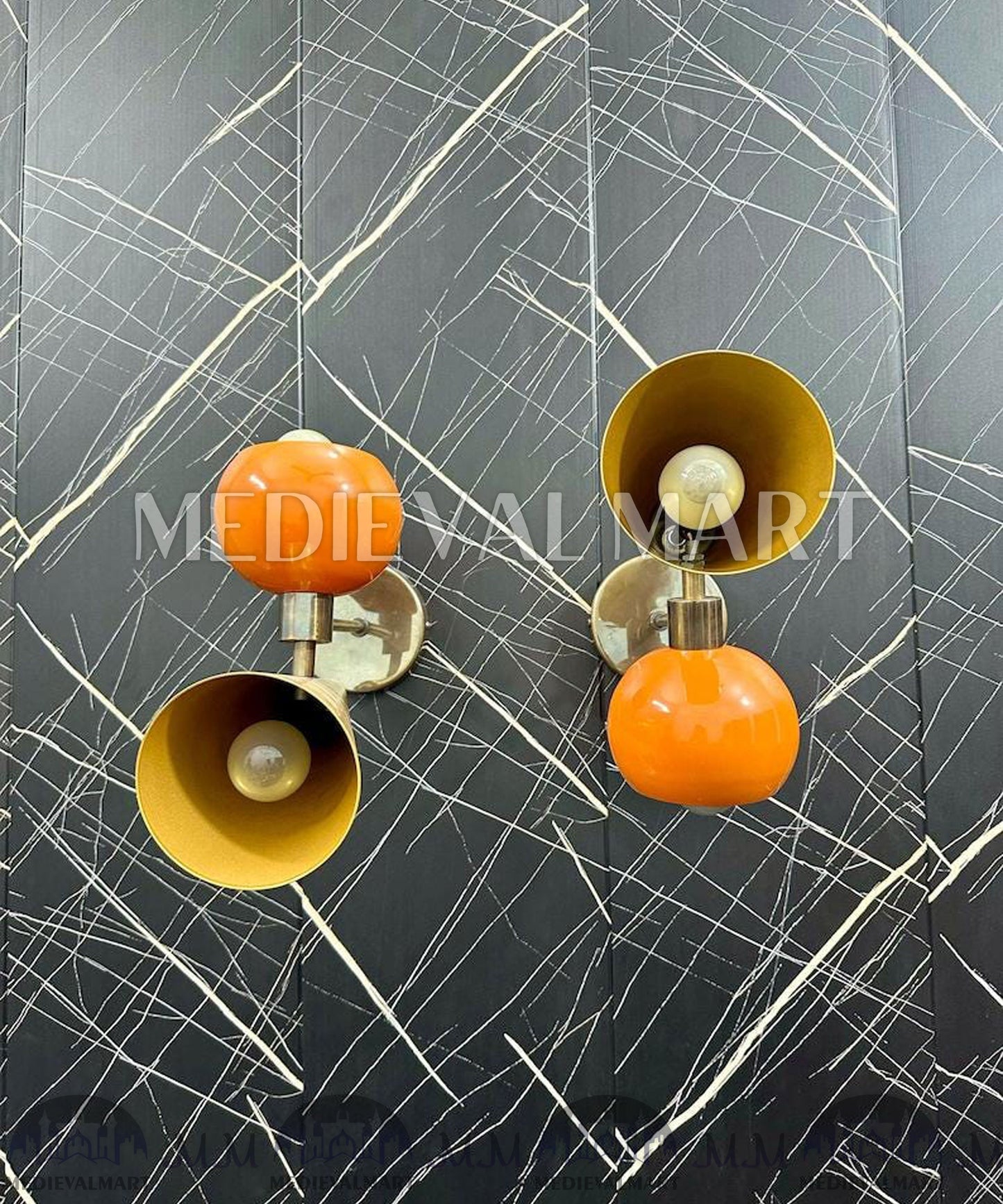 MEDIEVALMART AU European Greaves Knight English Legs Armor "Buff Polish"