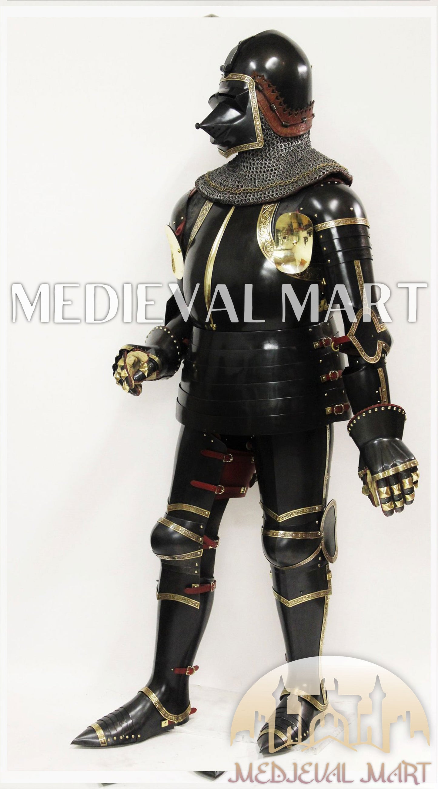 MEDIEVALMART AU Antique Finish “100 Years Calendar” Engraved Compass W/H “VintageVault” Case | Gift For Dad, Gift For Mom