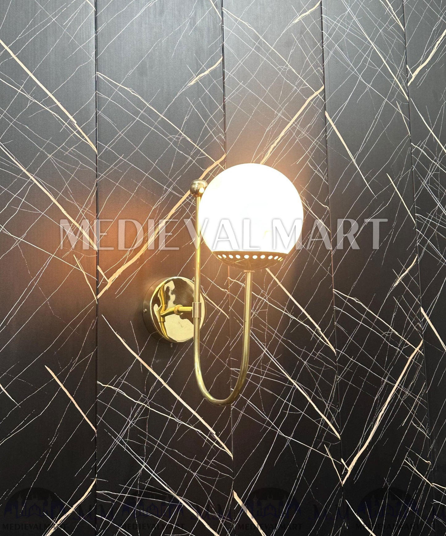 MEDIEVALMART AU European Greaves Knight English Legs Armor "Buff Polish"