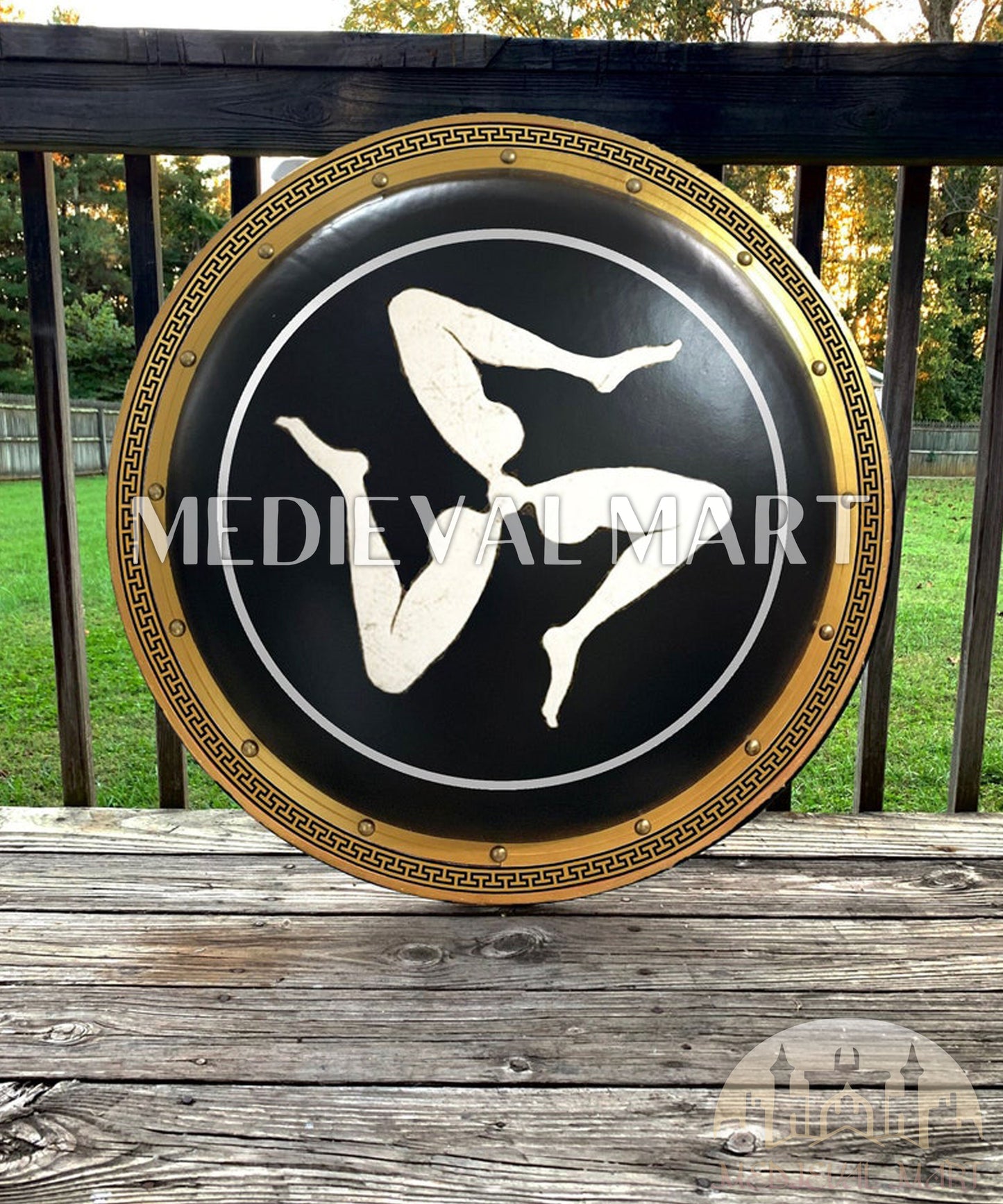 MEDIEVALMART AU First Avengers Steve Rogers Damaged Shield | Gift for Cosplayer