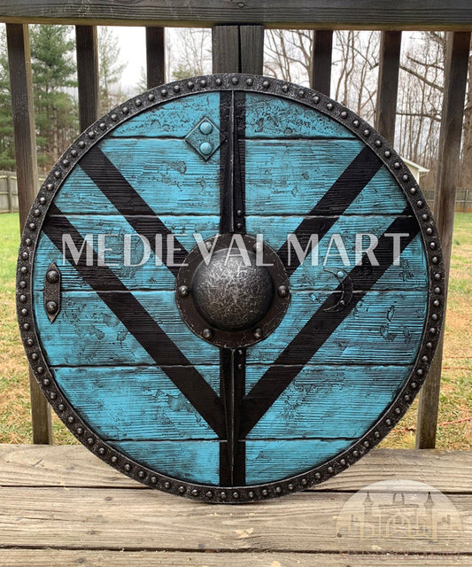 MEDIEVALMART AU First Avengers Steve Rogers Damaged Shield | Gift for Cosplayer