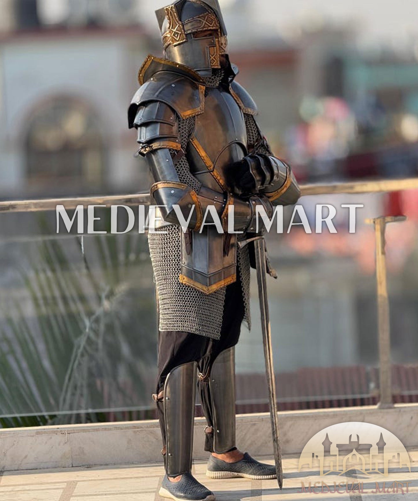 MEDIEVALMART AU Antique Finish “100 Years Calendar” Engraved Compass W/H “VintageVault” Case | Gift For Dad, Gift For Mom