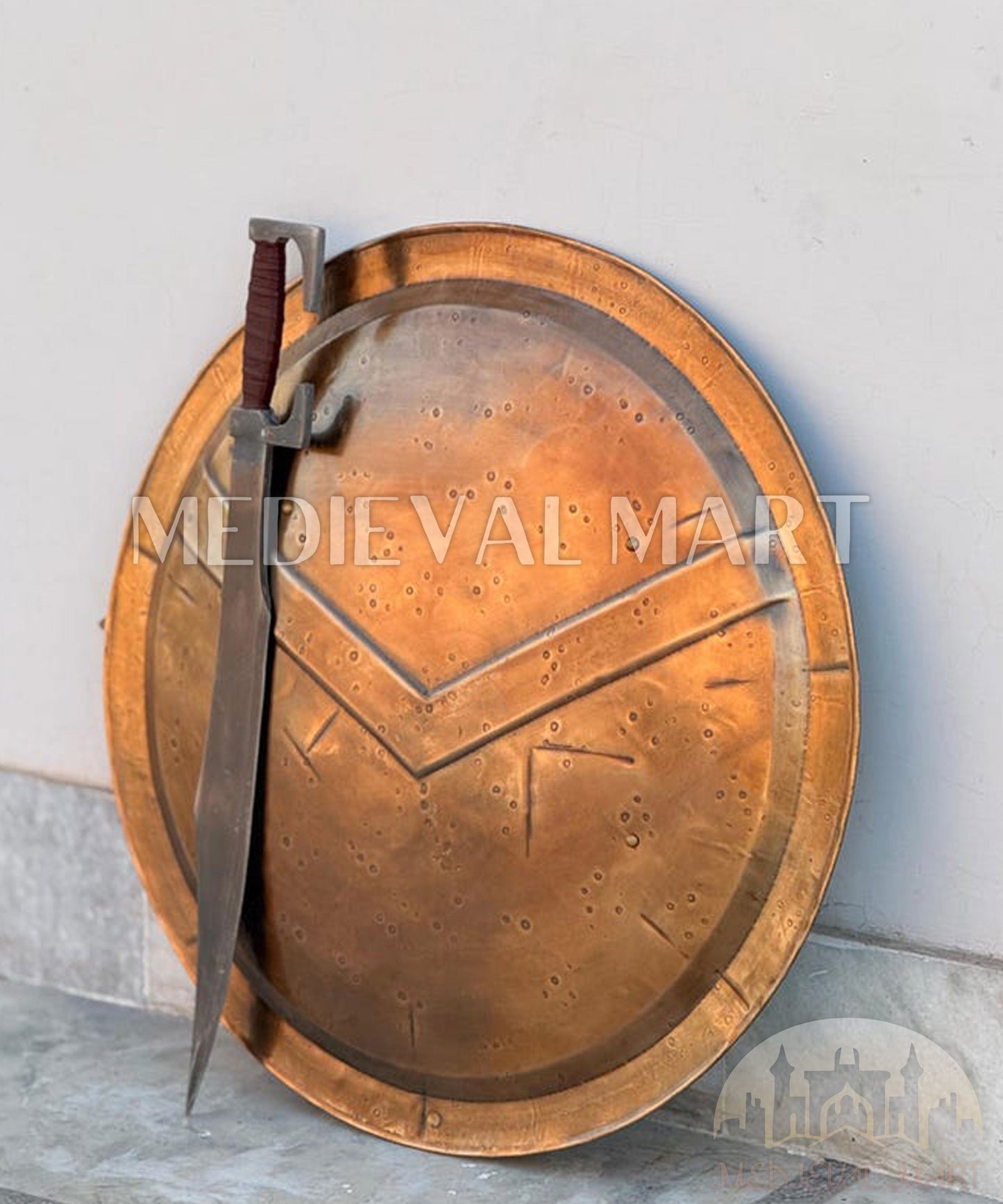 MEDIEVALMART AU First Avengers Steve Rogers Damaged Shield | Gift for Cosplayer