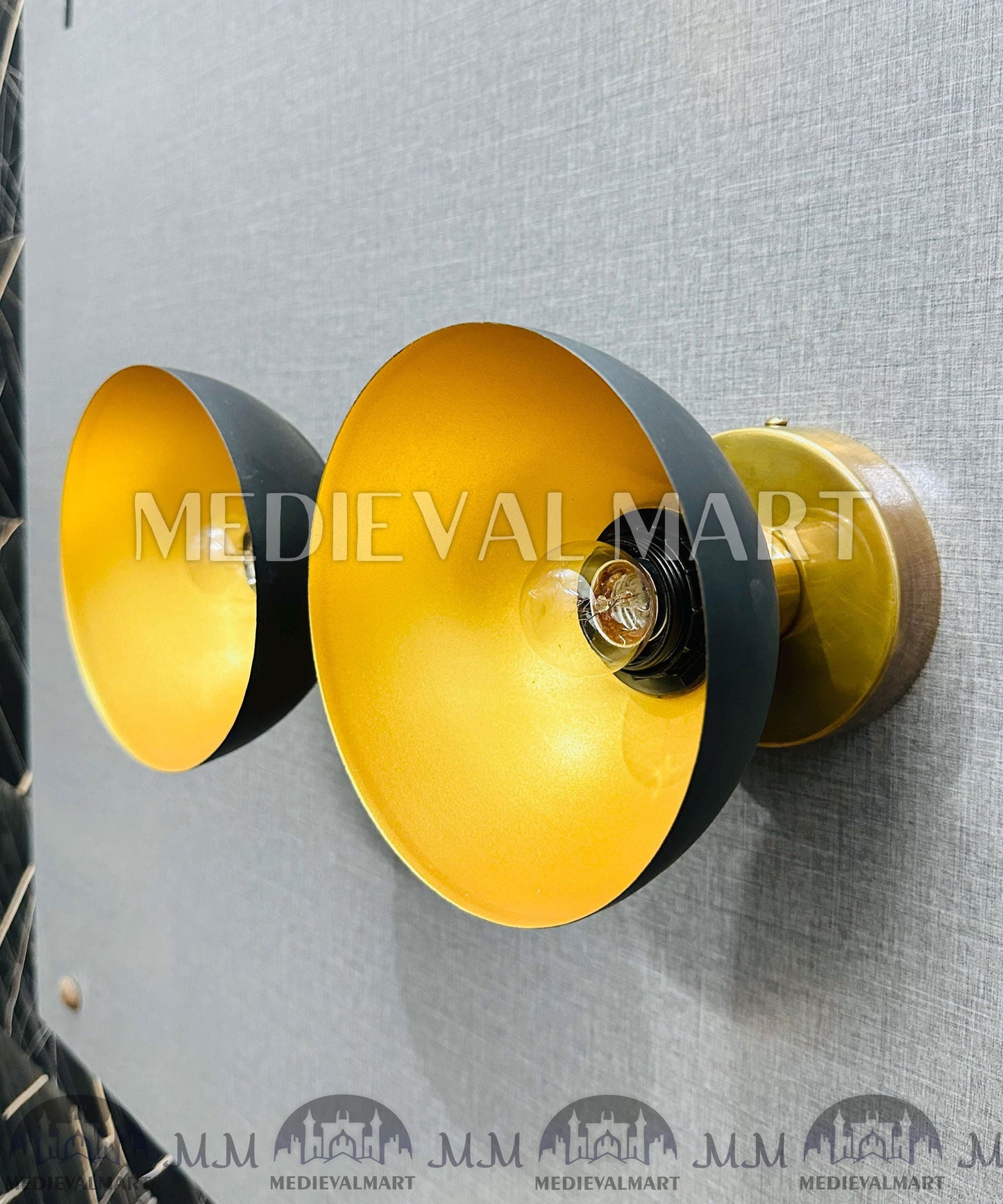 MEDIEVALMART AU European Greaves Knight English Legs Armor "Buff Polish"