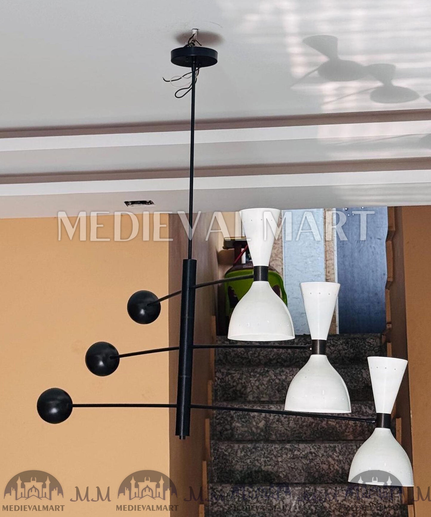 MEDIEVALMART AU European Greaves Knight English Legs Armor "Buff Polish"