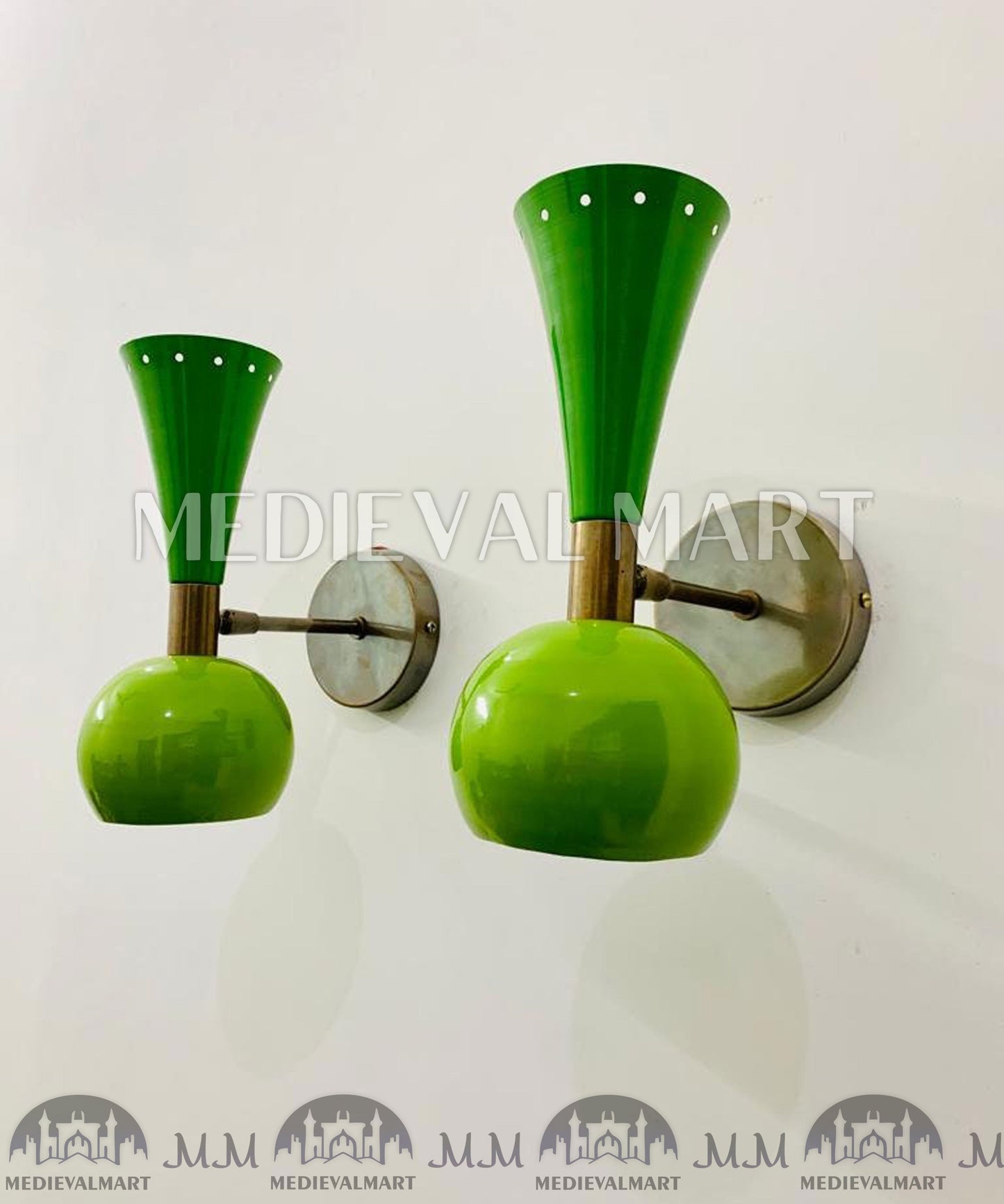 MEDIEVALMART AU European Greaves Knight English Legs Armor "Buff Polish"