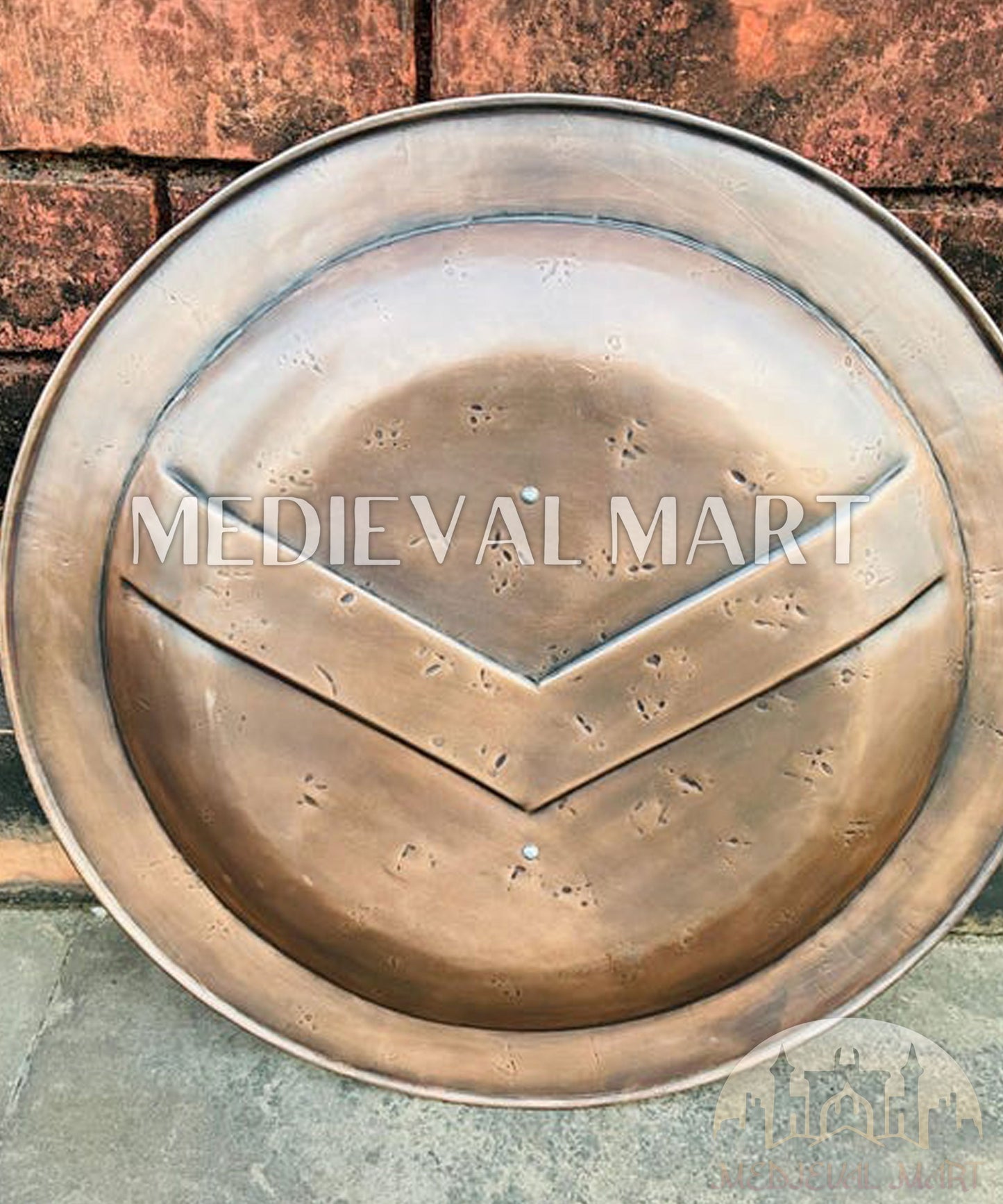 MEDIEVALMART AU First Avengers Steve Rogers Damaged Shield | Gift for Cosplayer