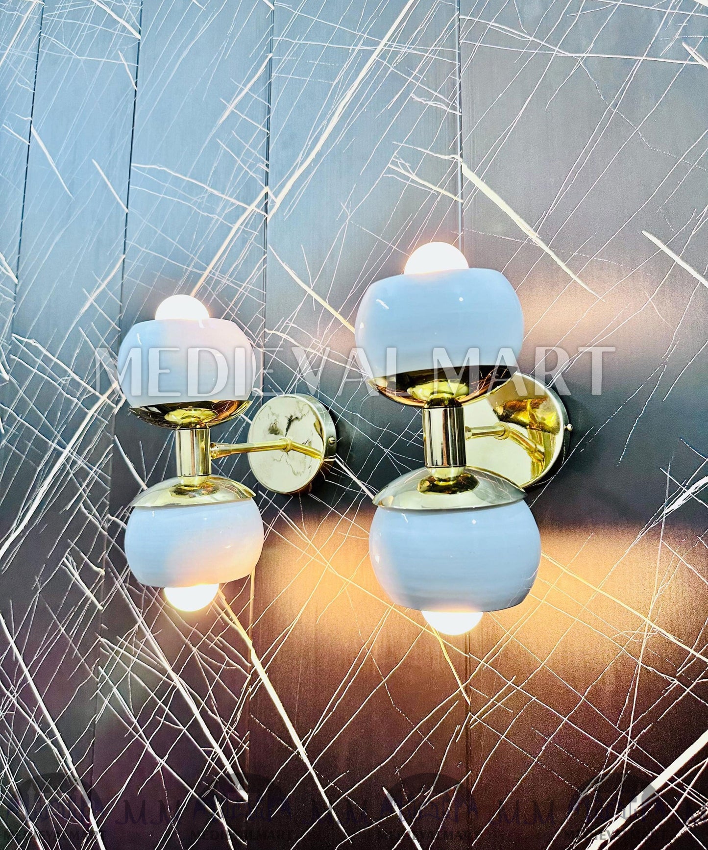 MEDIEVALMART AU European Greaves Knight English Legs Armor "Buff Polish"