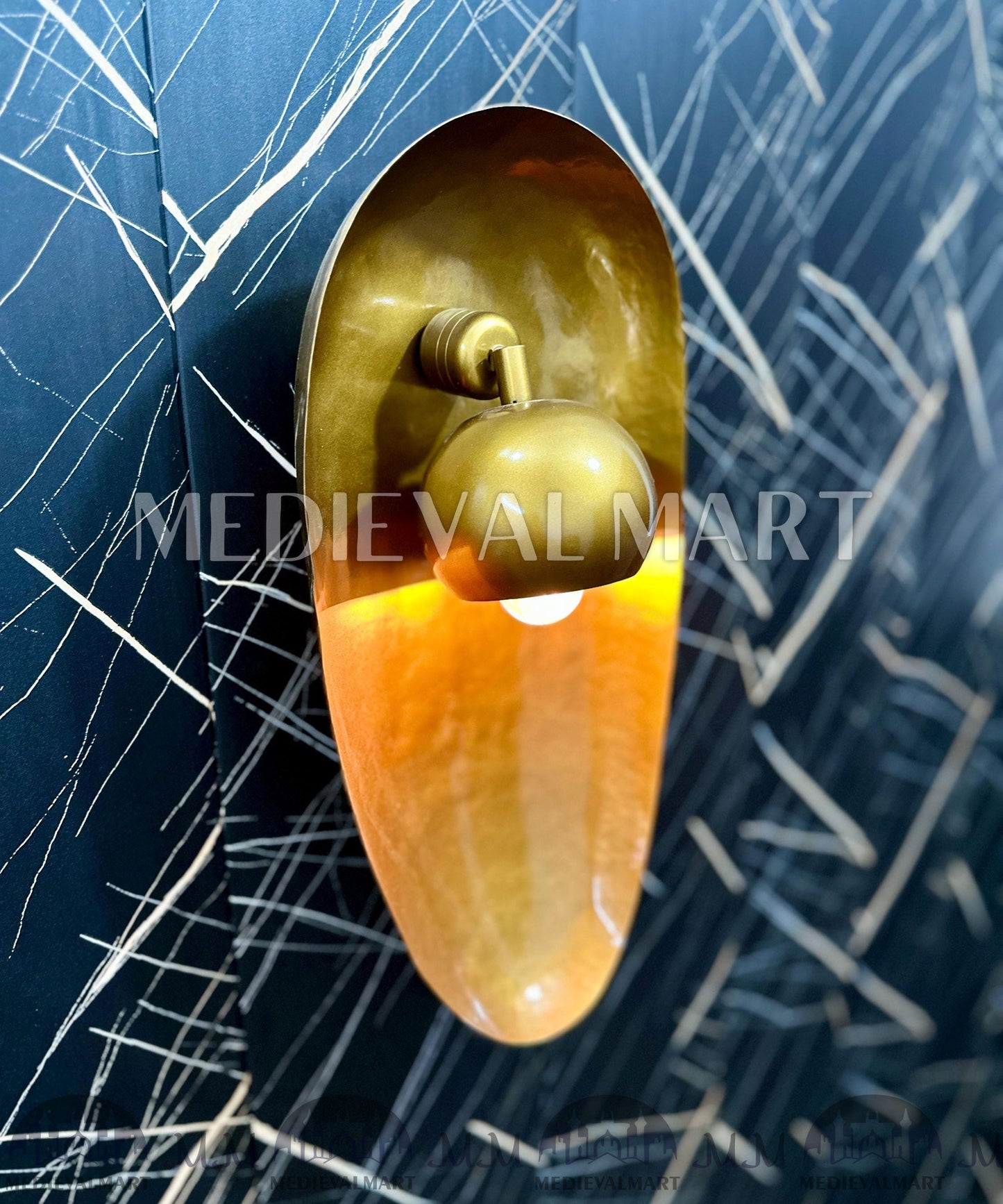 MEDIEVALMART AU European Greaves Knight English Legs Armor "Buff Polish"