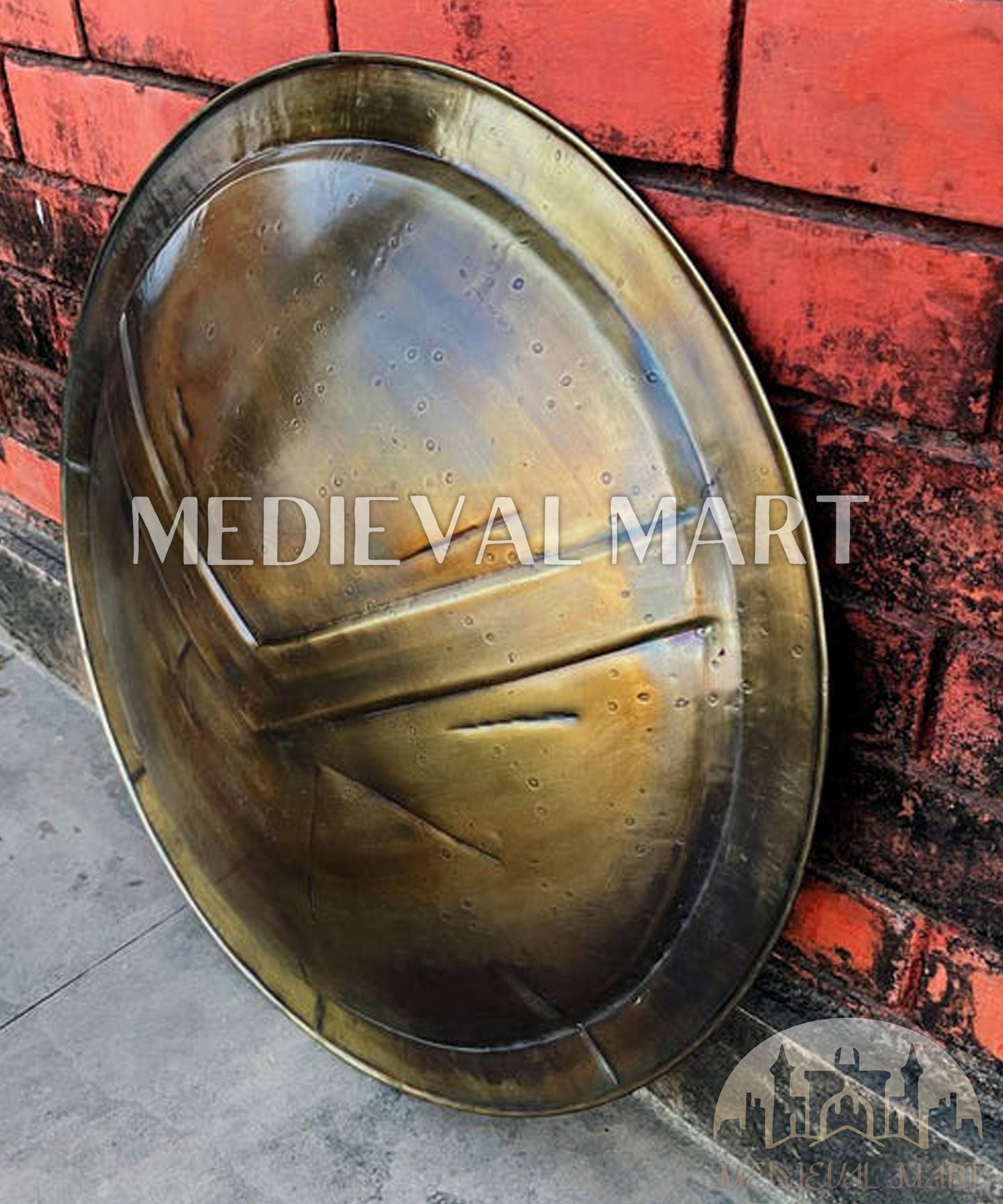 MEDIEVALMART AU First Avengers Steve Rogers Damaged Shield | Gift for Cosplayer