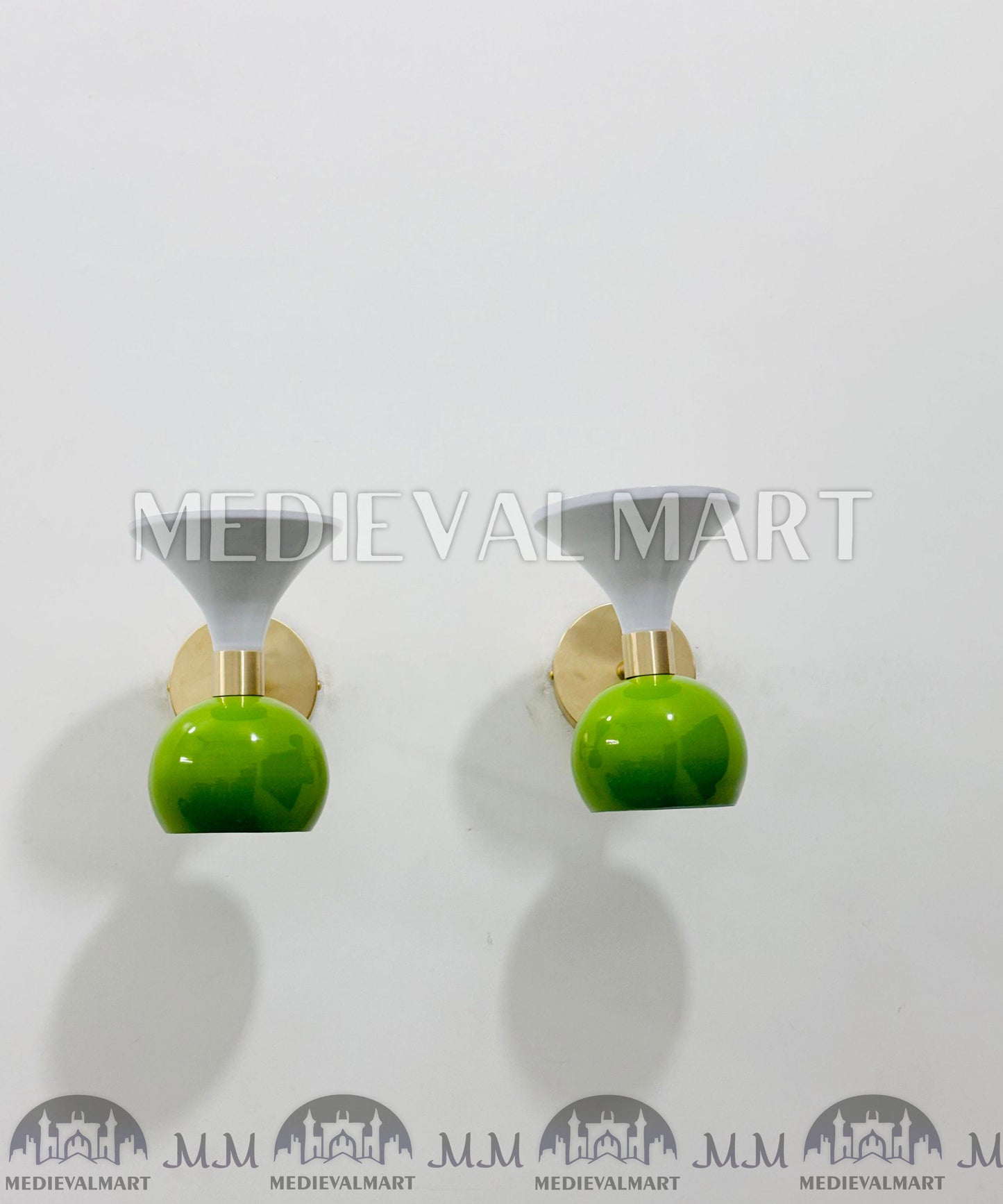 MEDIEVALMART AU European Greaves Knight English Legs Armor "Buff Polish"